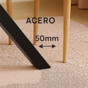 MESA STACY 2 NEGRO 1400x800x750mm