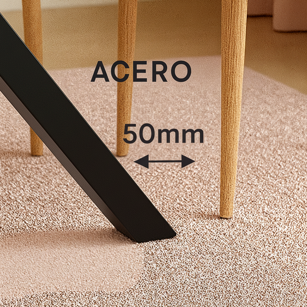 MESA STACY 2 NEGRO 1400x800x750mm