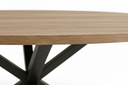 MESA STACY ROBLE OVAL NEGRA1400x800x750mm