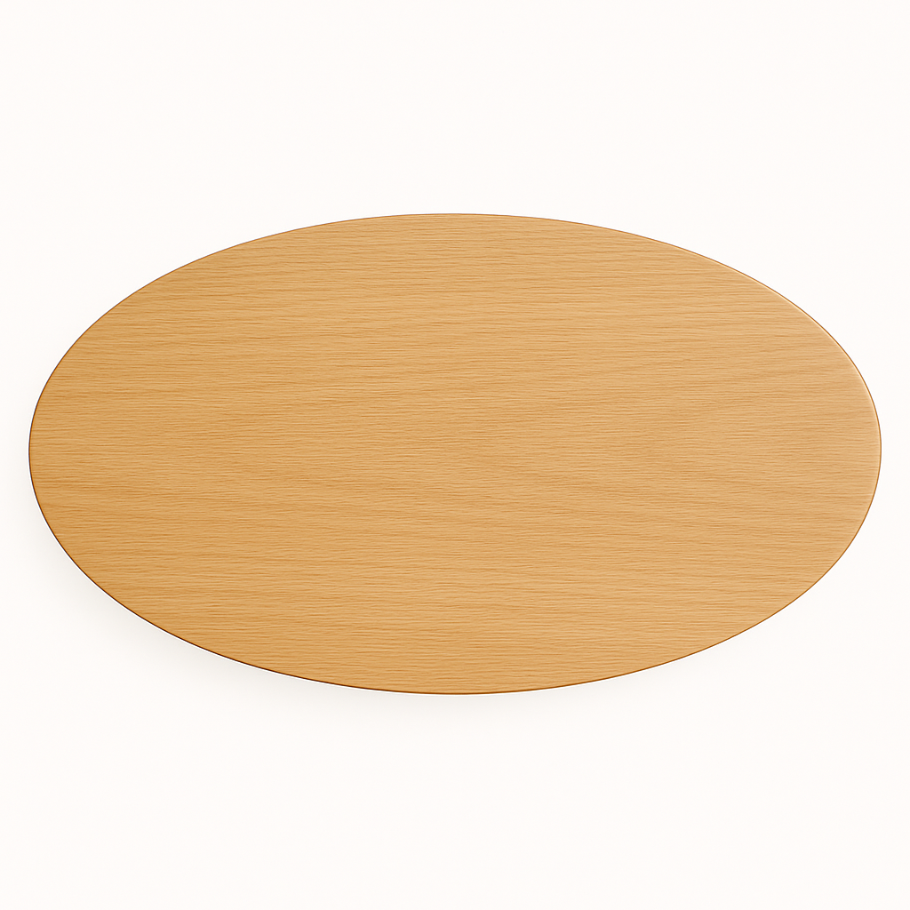 MESA STACY ROBLE OVAL BLANCO 1400x800x750mm