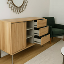 APARADOR SFORZA ROBLE NATURAL