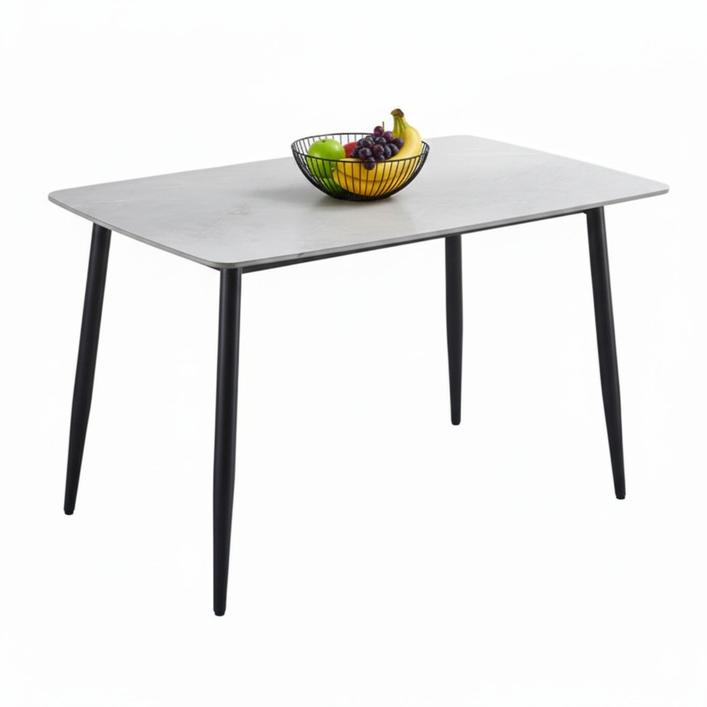 MESA FIJA PIMER MELAMINA PATAS NEGRAS