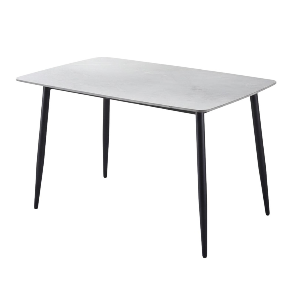 MESA FIJA PIMER MELAMINA PATAS NEGRAS