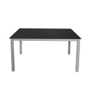 MESA CADELL FIJA 140 GRIS TAPA NEGRA