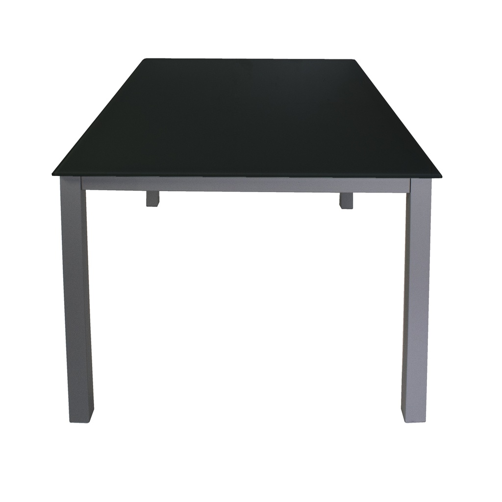 MESA CADELL FIJA 140 GRIS TAPA NEGRA