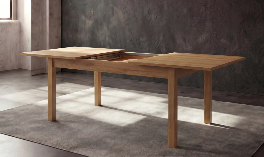 MESA EXTENSIBLE SFORZA ROBLE NATURAL