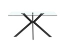 MESA STACY 2 NEGRO 1400x800x750mm