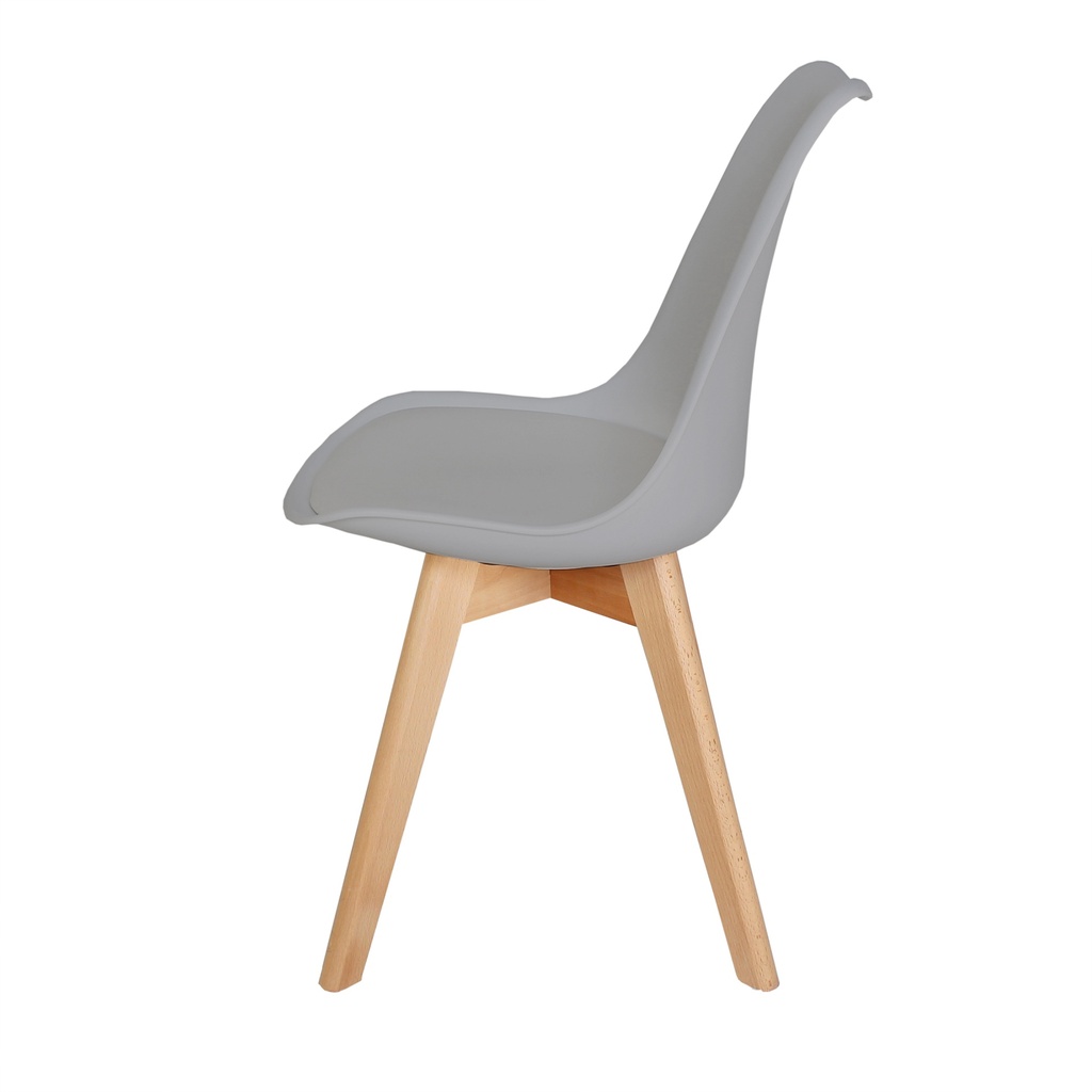 PACK 4 SILLAS NORDIC GRIS PATAS EN HAYA