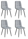 PACK 4 SILLAS PORTLAND GRIS