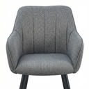 PACK 2 SILLAS MONROE GRIS CENIZA