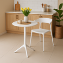 MESA REDONDA PRINCETON BLANCA 60CM