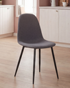 PACK DE 4 SILLAS JAMES GRIS ACERO