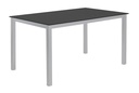 MESA CADELL FIJA 140 GRIS TAPA NEGRA