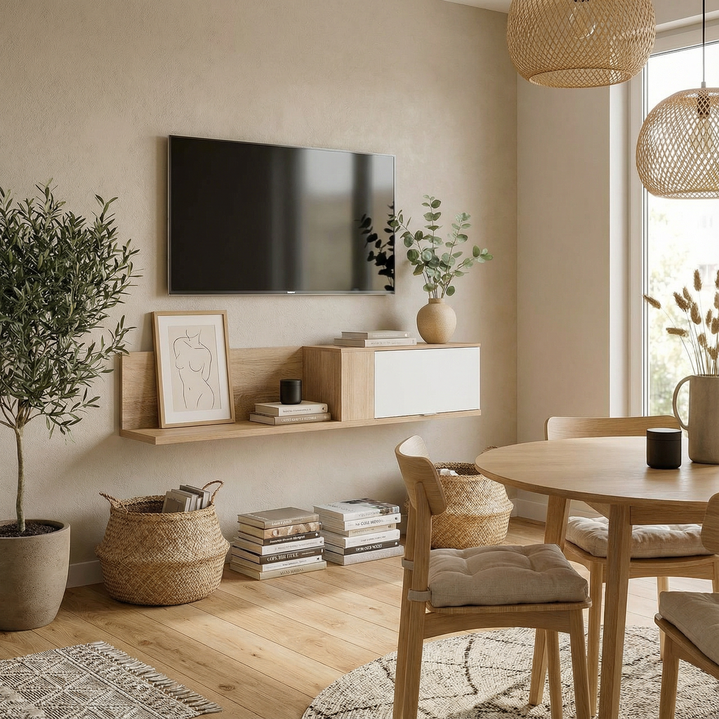 MODULO ALMA ALTO ROBLE ASERRADO/ BLANCO