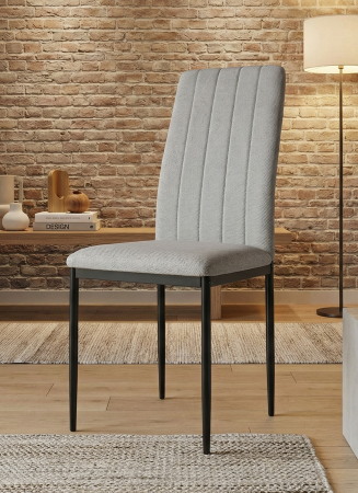 PACK 4 SILLAS TRENTON GRIS CENIZA