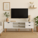 MESA TV FIANO BLANCA 120