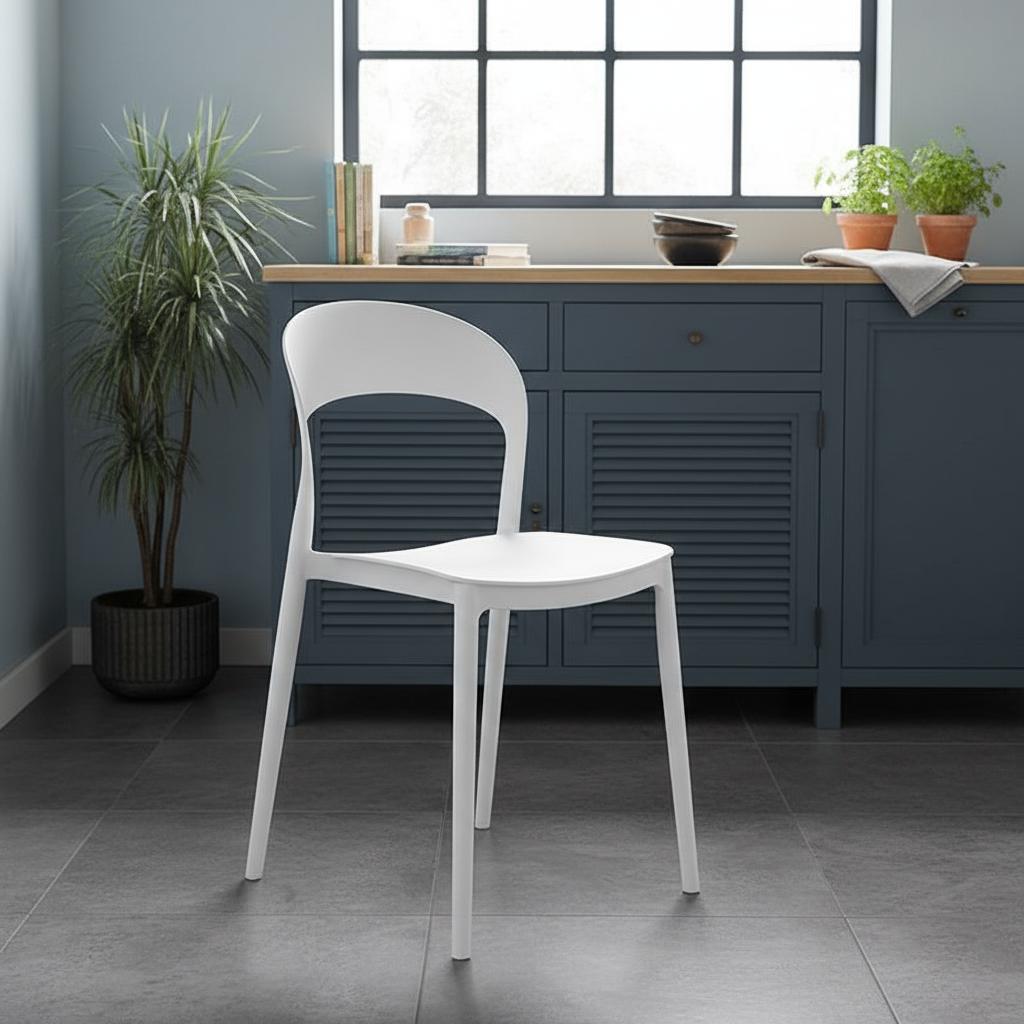 PACK 4 SILLAS PRINCETON BLANCAS