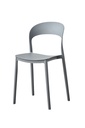 PACK 4 SILLAS PRINCETON GRIS