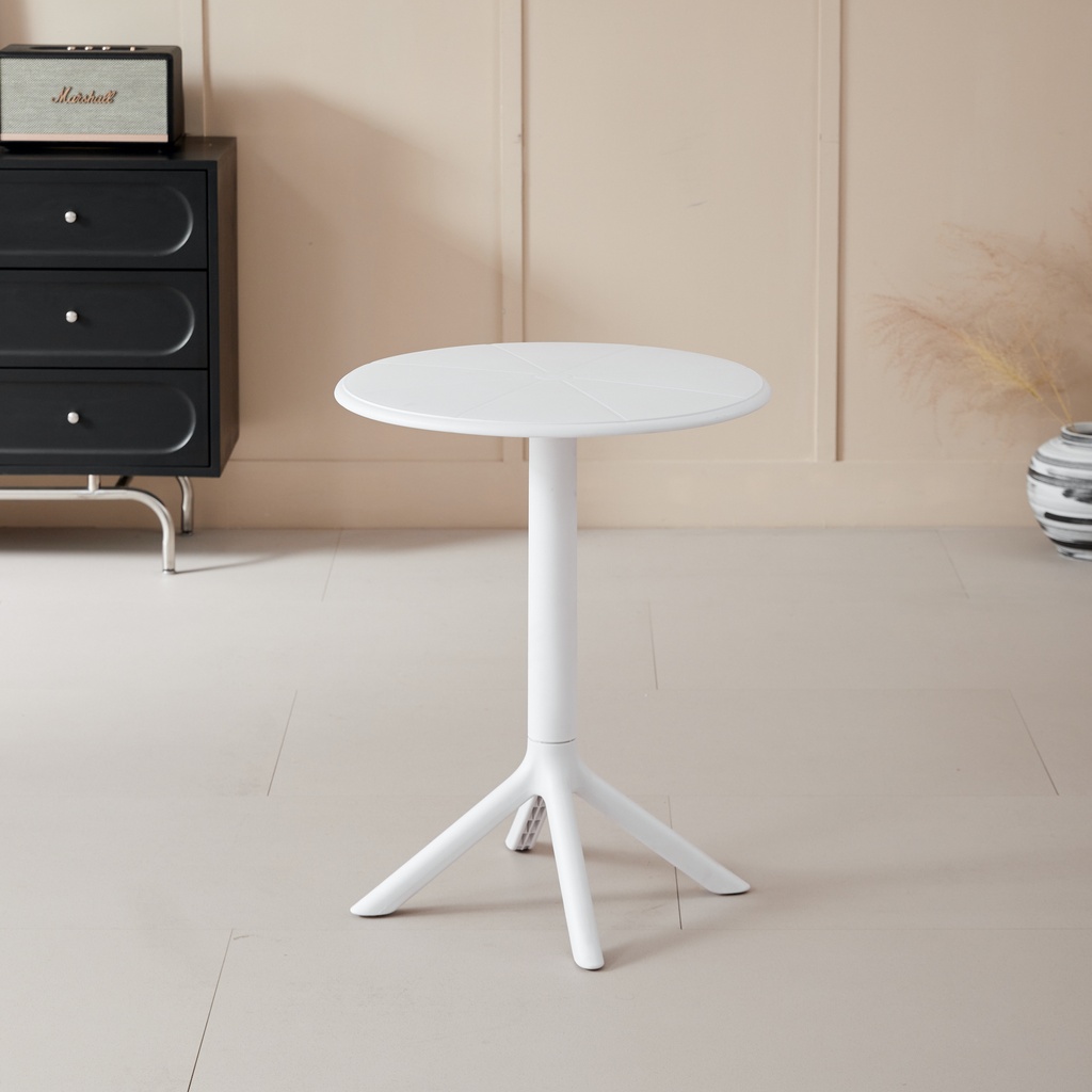 MESA REDONDA PRINCETON BLANCA 60CM