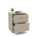 MESITA ZIDO ASERRADA 2 CAJONES