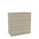 CÓMODA ZIDO ASERRADA 3 CAJONES