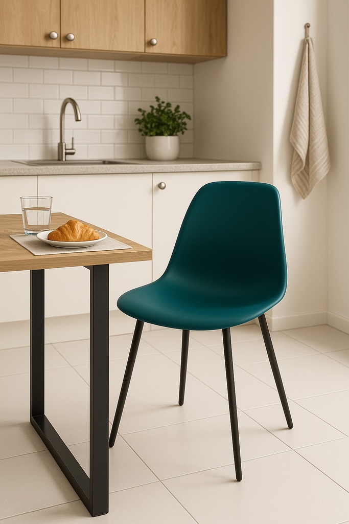 PACK DE 4 SILLAS ATLANTIC AZUL PETROLEO