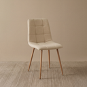 PACK 4 SILLAS PORTLAND BEIGE PATA ASERRADA