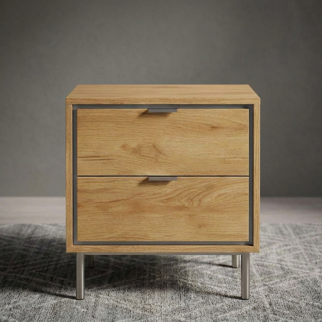 MESITA 2 CAJONES  SFORZA ROBLE NATURAL