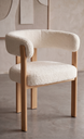 PACK 2 SILLAS DAYTON ROBLE MIEL BLANCO SHERPA