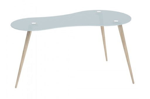 [D454-2ASE] MESA ESCRITORIO SKAT TRANSLÚCIDO PATAS ASERRADAS