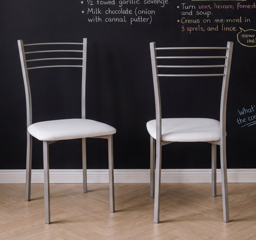 [H250-B] PACK 4 SILLAS GIDA BLANCO