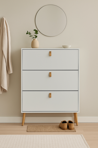 [H317-3B] ZAPATERO ANZIO TRES TRAMPONES BLANCO