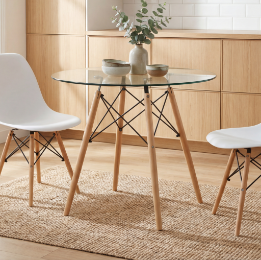 [HT002-G] MESA REDONDA 800x740MM VINTAGE