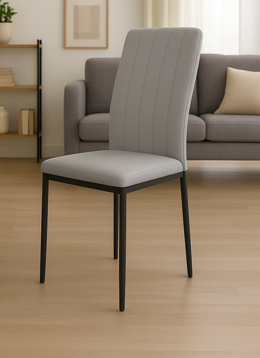 [HC429-GC] PACK 4 SILLAS TRENTON GRIS CENIZA