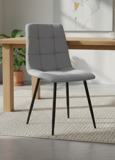 [HC430-G] PACK 4 SILLAS PORTLAND GRIS CENIZA