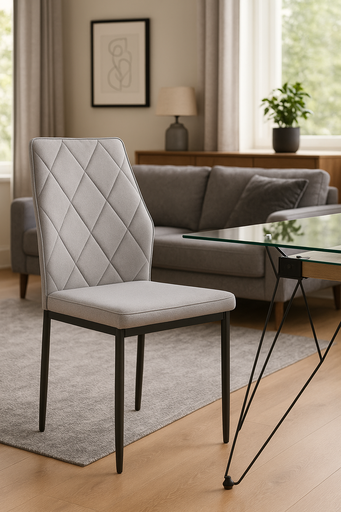 [HC433-GC] PACK 4 SILLAS AMBLER GRIS CENIZA