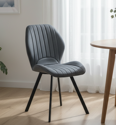 [HC432-GM] PACK 4 SILLAS DELAWARE 2 GRIS MARENGO