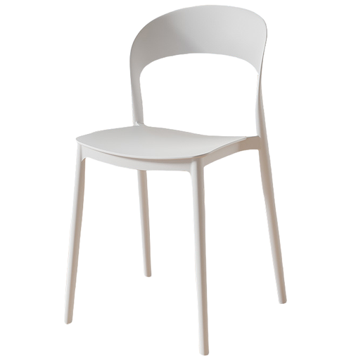 [HC438-B PACK 4] PACK 4 SILLAS PRINCETON BLANCAS