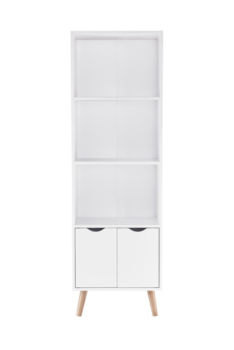 [HD705-B] ESTANTERIA FIANO BLANCA 2 PUERTAS